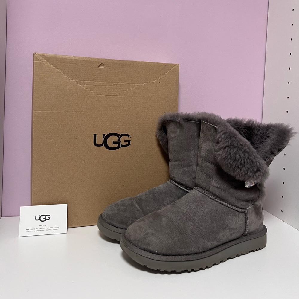 Bailey Button Bling Uggs With Swarovski - image 1
